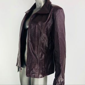 Wilson Leather Maxima Maroon Jacket Size L